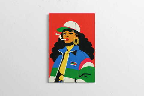 Modern Retro — Maverick | Black Fine Art Print