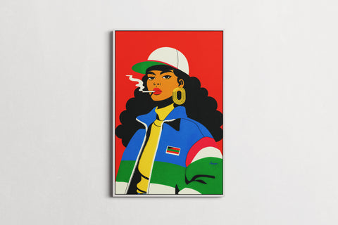 Modern Retro — Maverick | Black Fine Art Print
