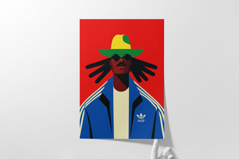 Modern Retro — Fresh to Death | Black Fine Art Print