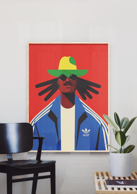 Modern Retro — Fresh to Death | Black Fine Art Print