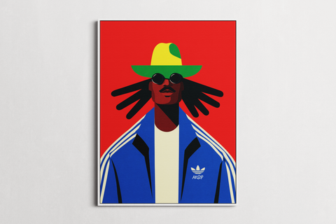 Modern Retro — Fresh to Death | Black Fine Art Print