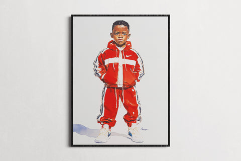 The Kids — Jazzy | Black Fine Art Print