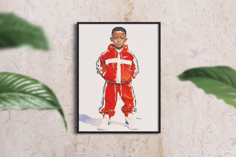The Kids — Jazzy | Black Fine Art Print
