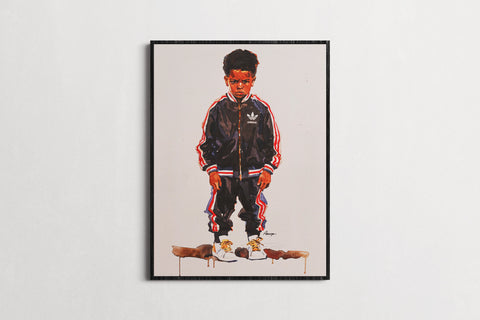 The Kids — Nasir  | Black Fine Art Print