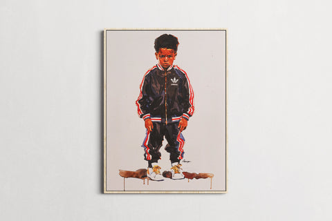 The Kids — Nasir  | Black Fine Art Print