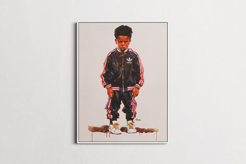 The Kids — Nasir  | Black Fine Art Print