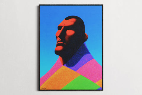 Dreaming in Neon — All Eyes | Black Fine Art Print